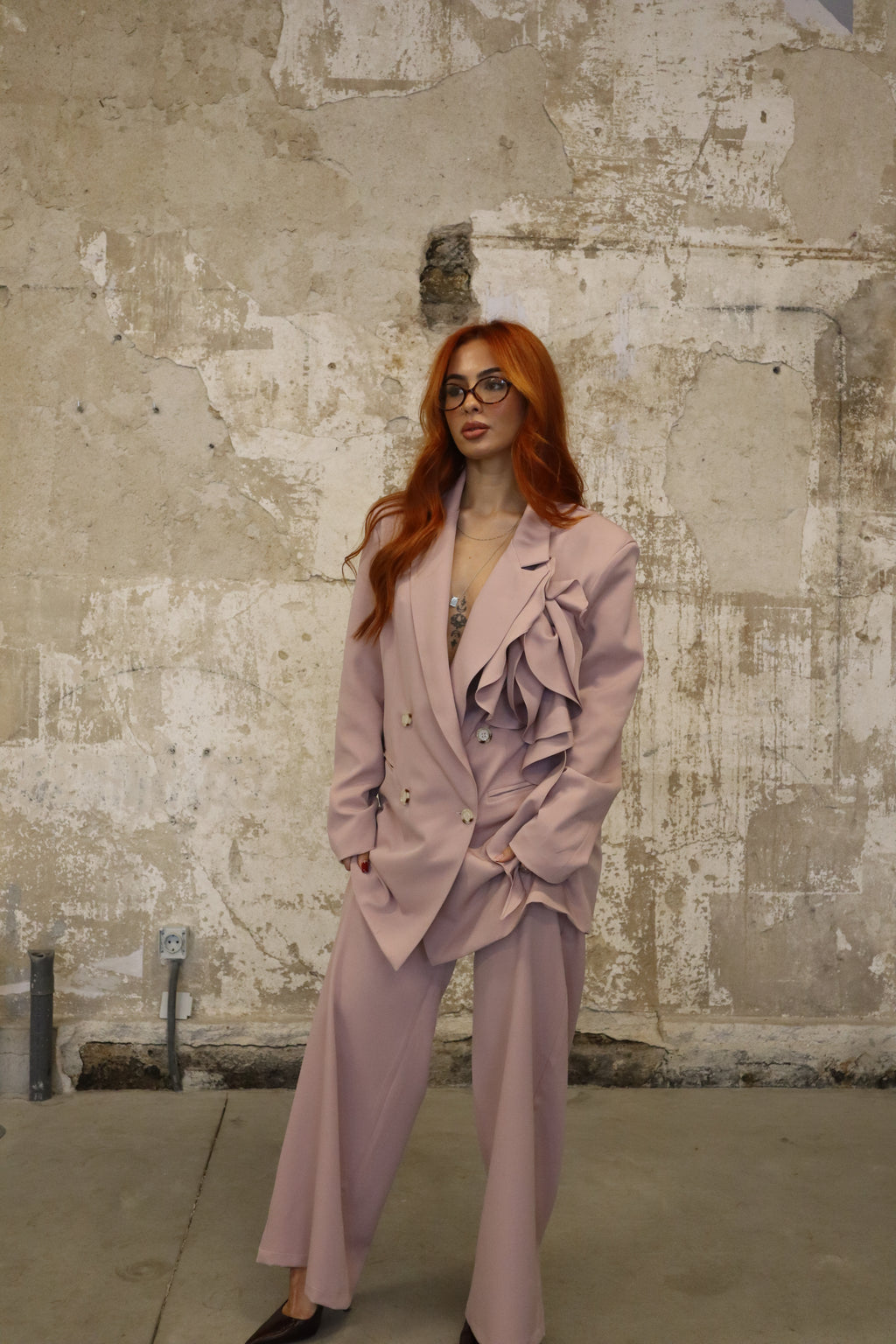 Pink Rebeca Blazer