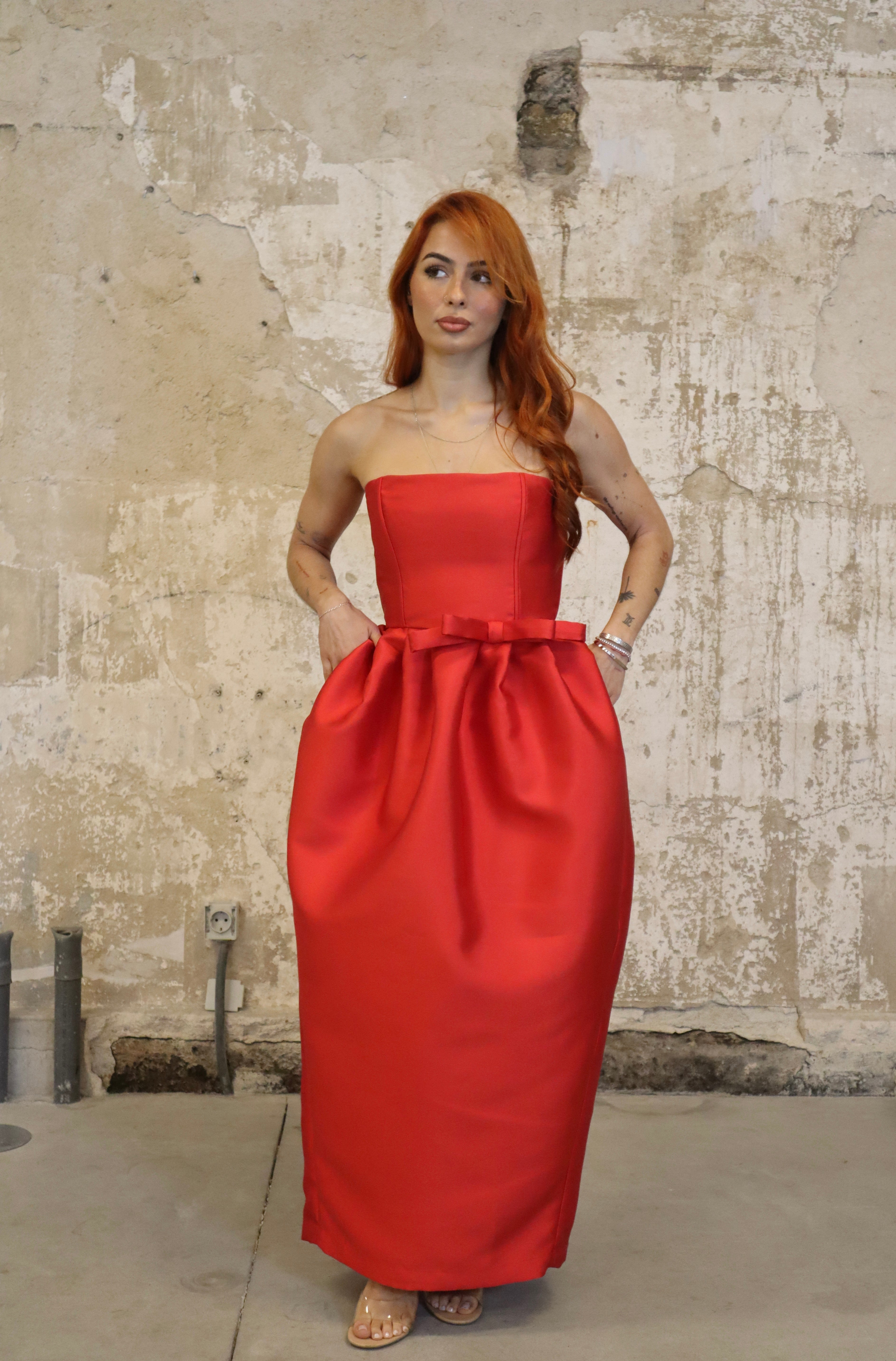 Red Olia Dress